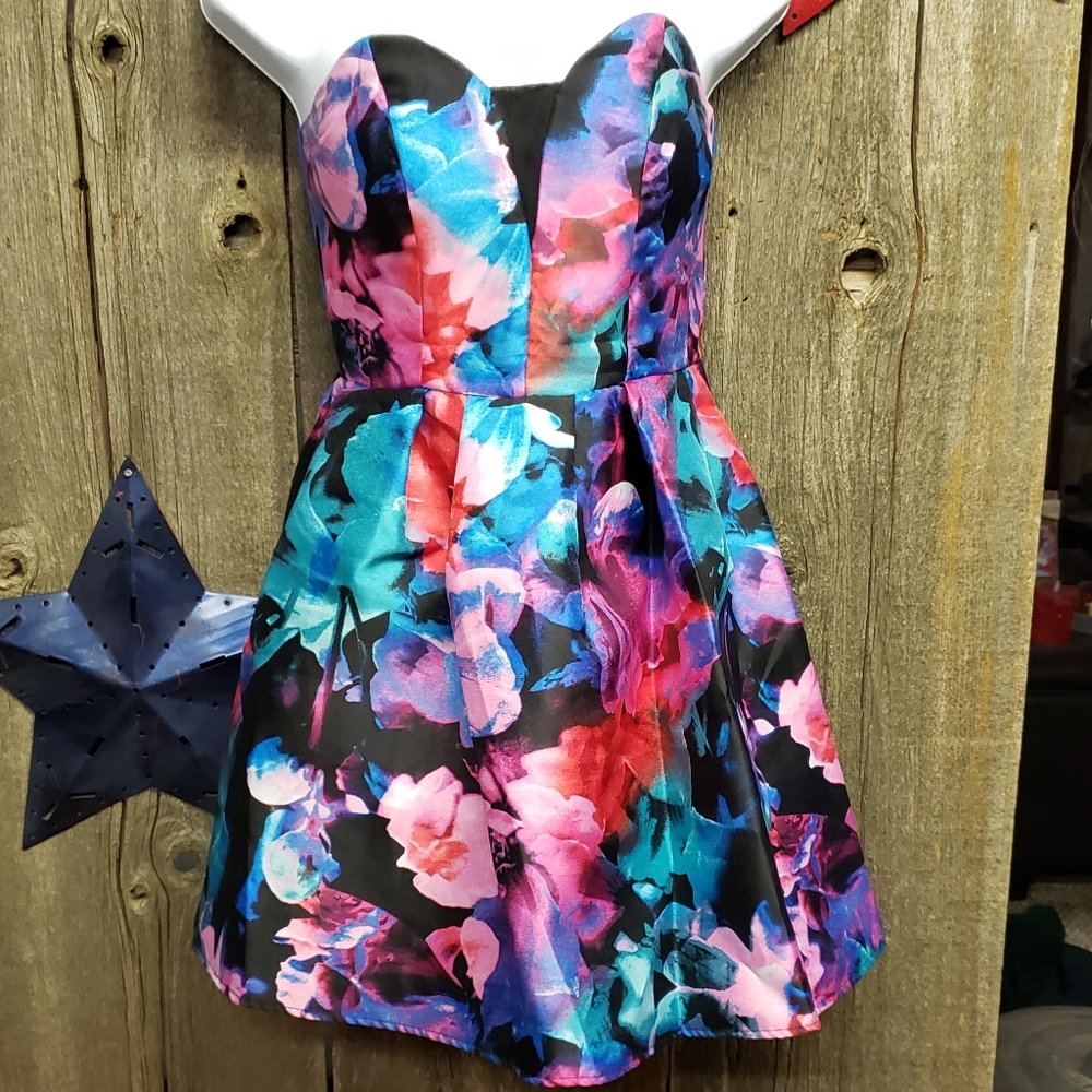 Floral party dress